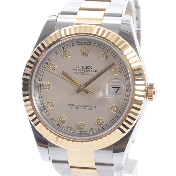 ロレックス,rolex,デイトジャスト,買い取り,コンビ,ダイヤ