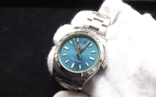 ロレックス買取ミルガウス116400gv Zブルー